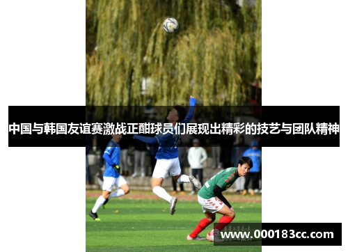中国与韩国友谊赛激战正酣球员们展现出精彩的技艺与团队精神